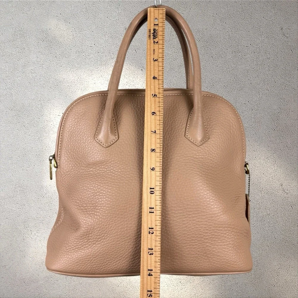 Vintage Coach Sonoma Satchel #4921 Natural Grain Leather Cream Top Handle Purse‎